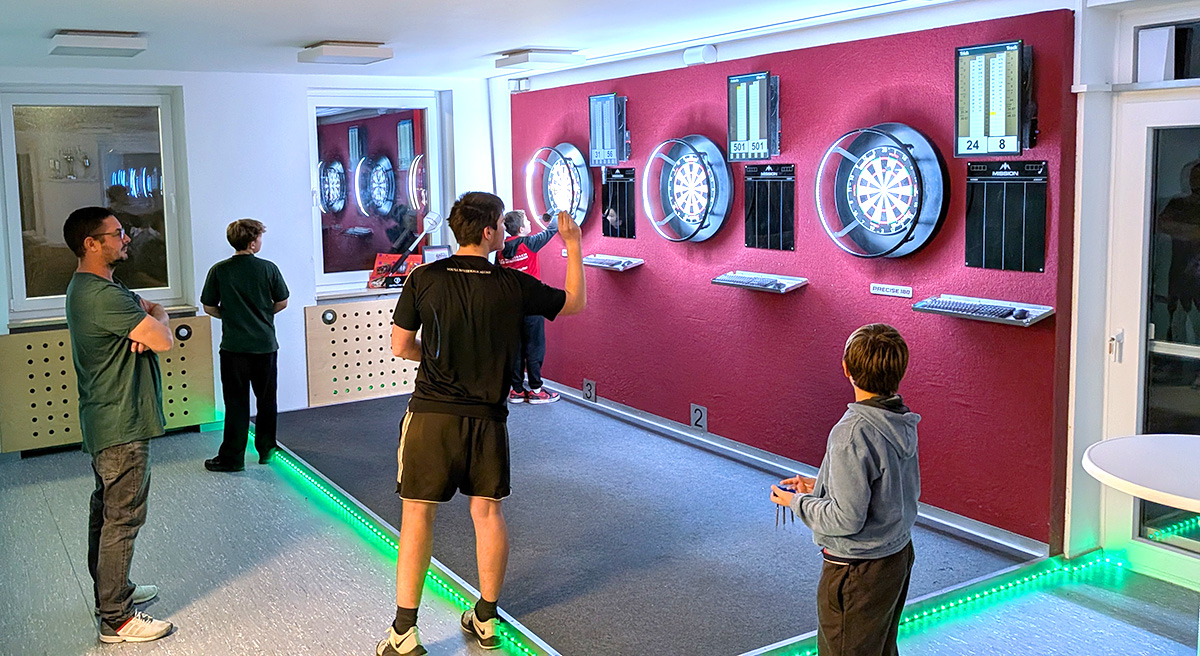 Jugendtraining der Rezat Dart Devils